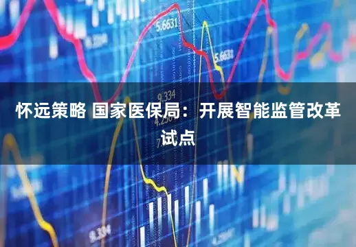 怀远策略 国家医保局：开展智能监管改革试点